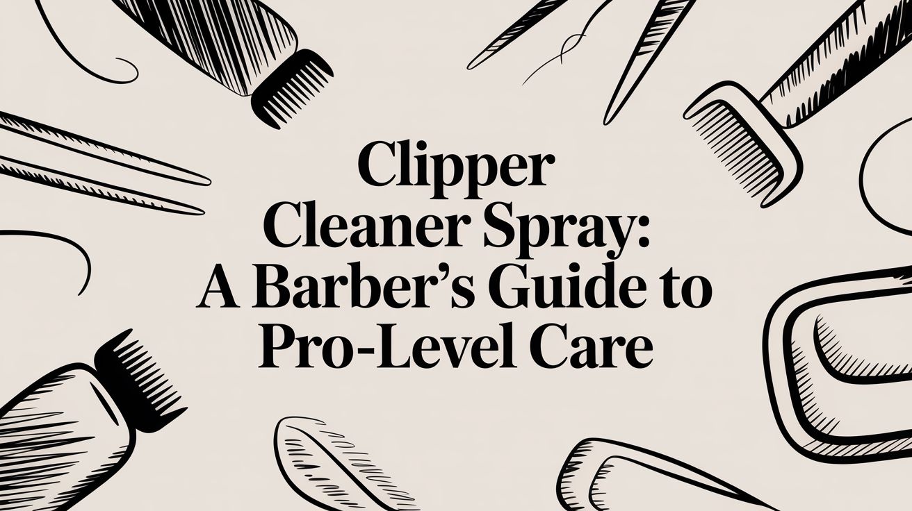 Clipper Cleaner Spray: A Barber’s Guide to Pro-Level Care
