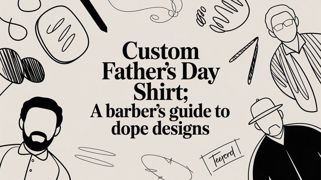 Custom Fathers Day Shirt: A Barber's Guide to Dope Designs