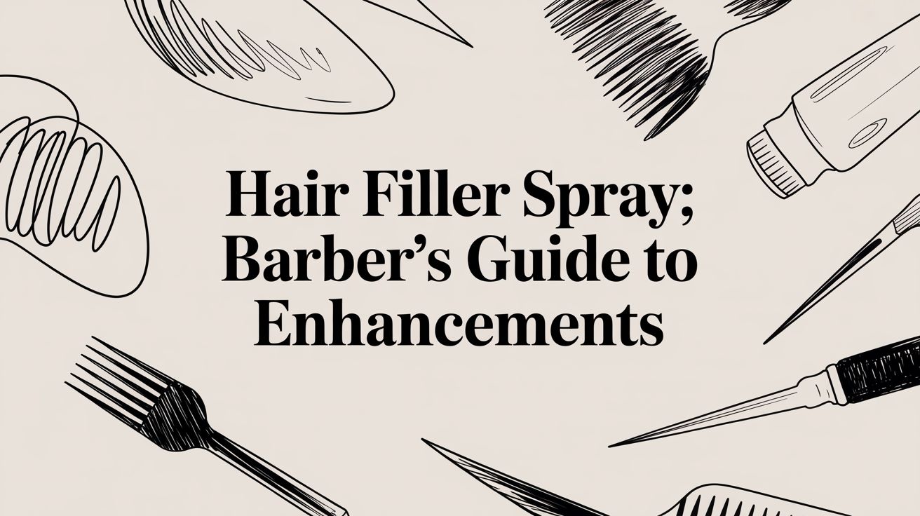 Hair Filler Spray: Barber's Guide to Enhancements