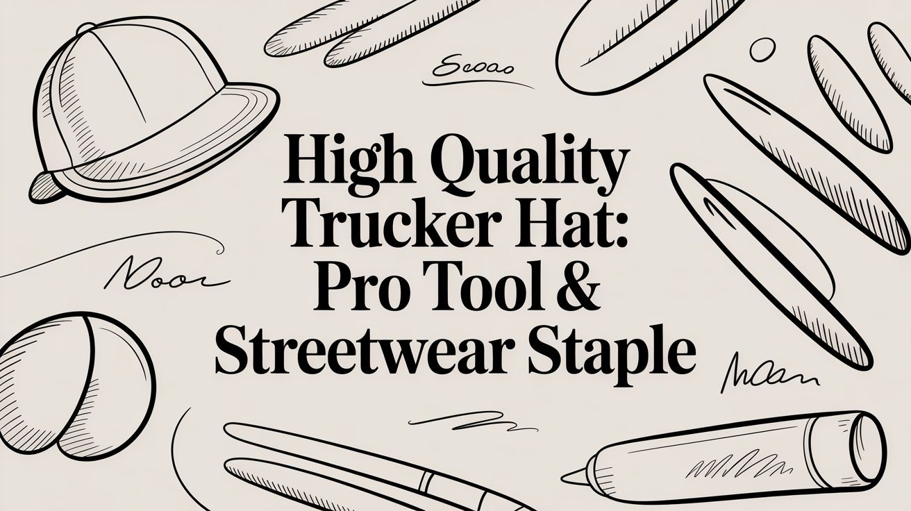High Quality Trucker Hat: Pro Tool & Streetwear Staple