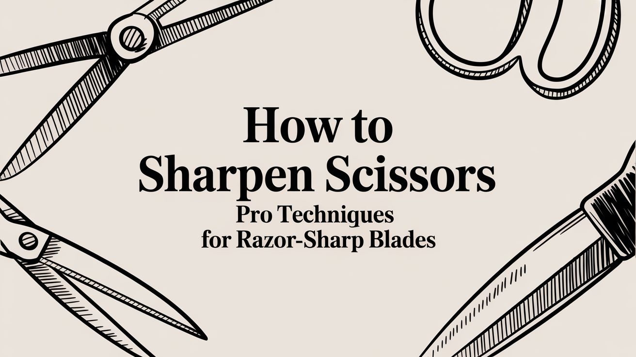 How to Sharpen Scissors: Your Guide to a Killer Edge