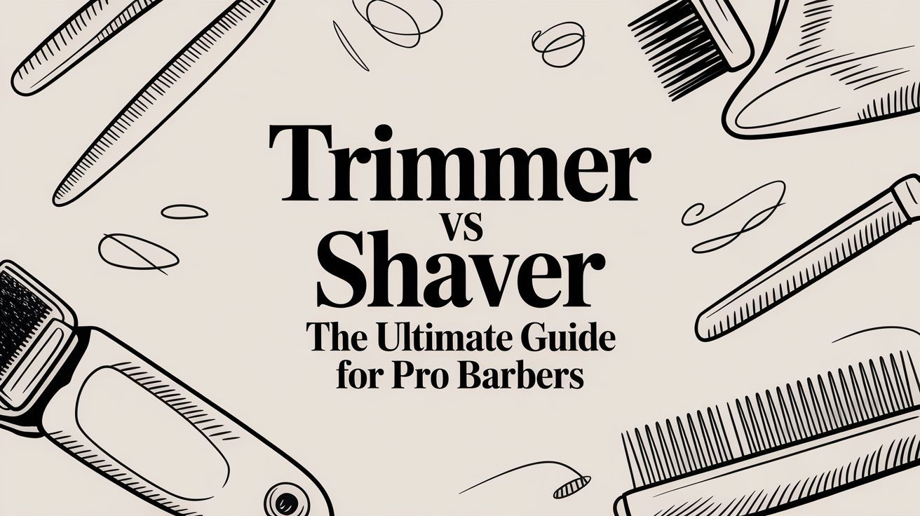 Trimmer vs Shaver: The Bottom Line for Barbers on the Grind