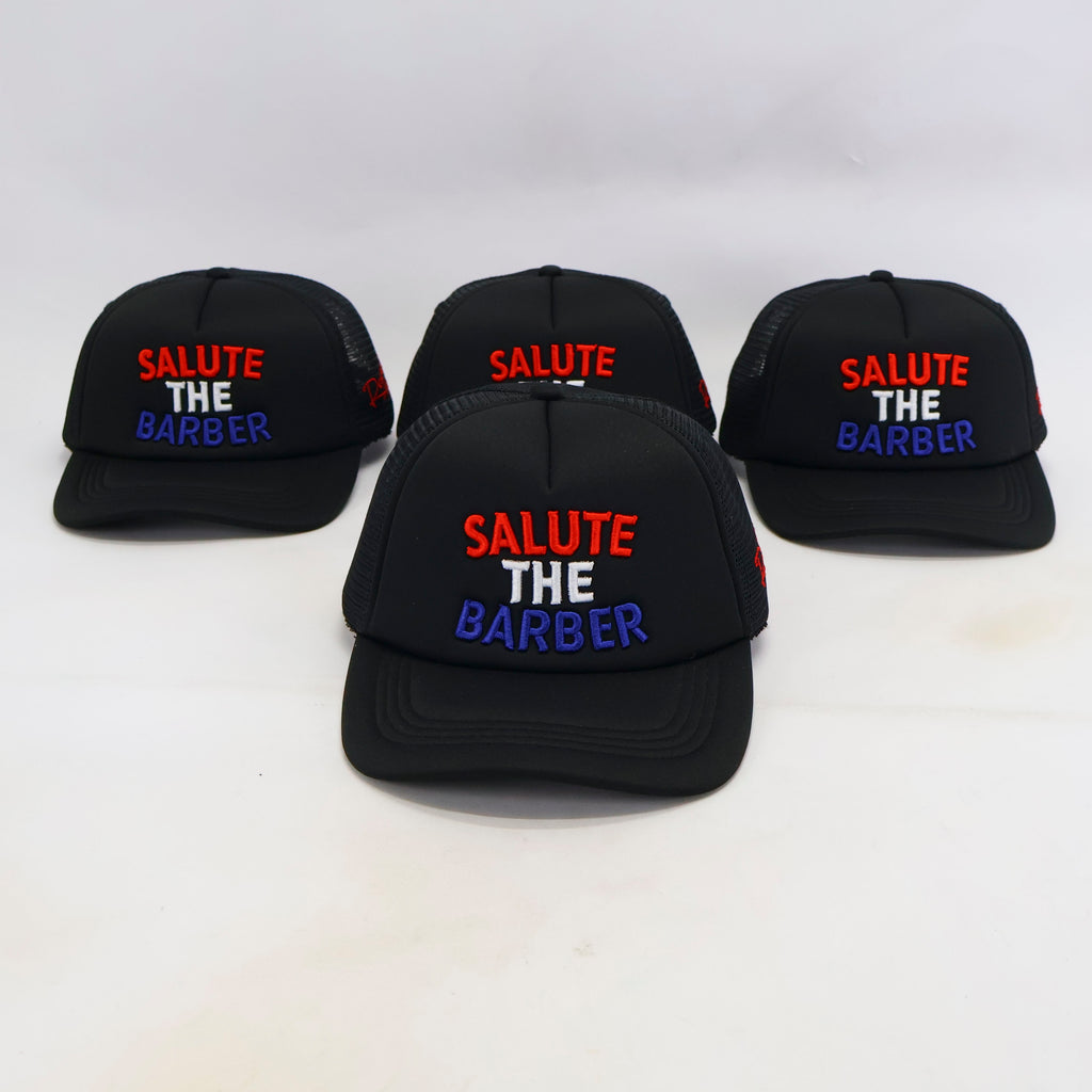 Salute The Barber Kids Trucker Hat – Respect The Craft