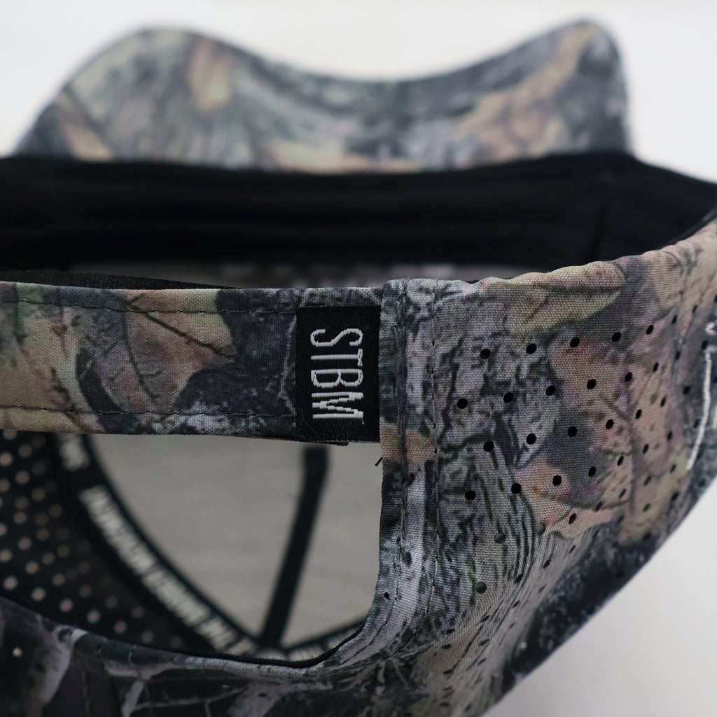 SALUTE THE BARBER™ Premium Camo Performance Hat      Respect The Craft. Wear The Culture.