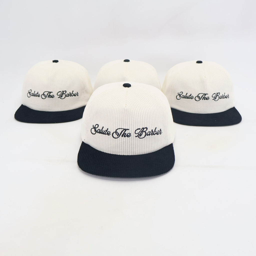 SALUTE THE BARBER™ Premium Corduroy Snapback                 Respect The Craft. Wear The Culture.