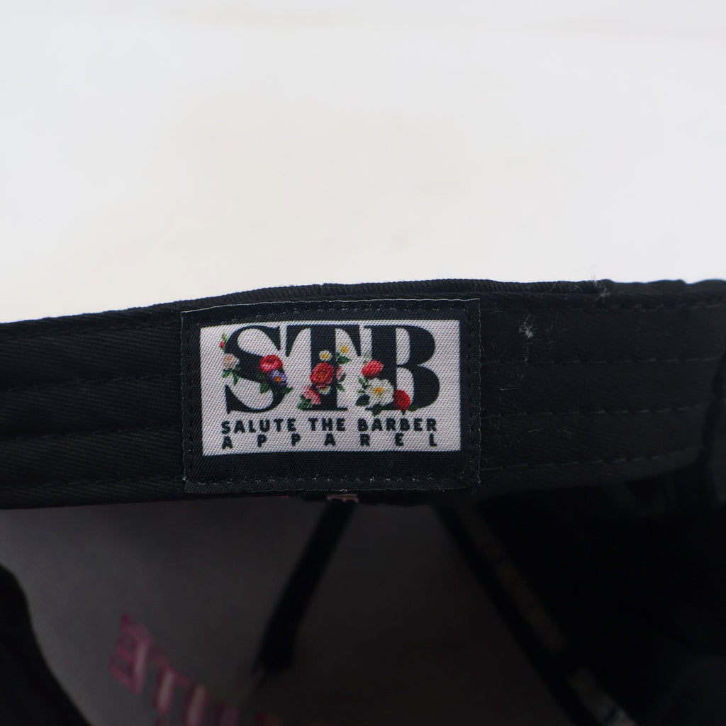 SALUTE THE BARBER™ Pink Edition Snapback – Black & Pink