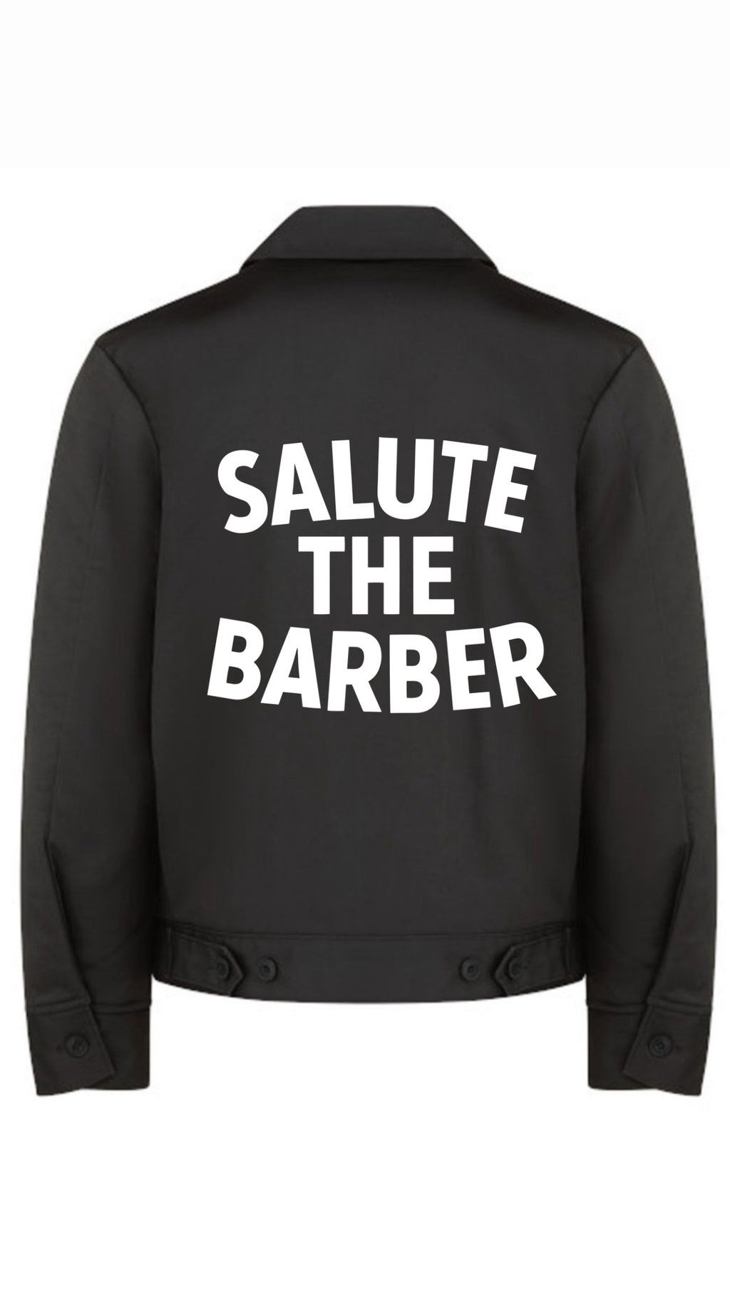 SALUTE THE BARBER™ x BARBERMANIA™ | Work Jacket — Limited Collaboration Edition