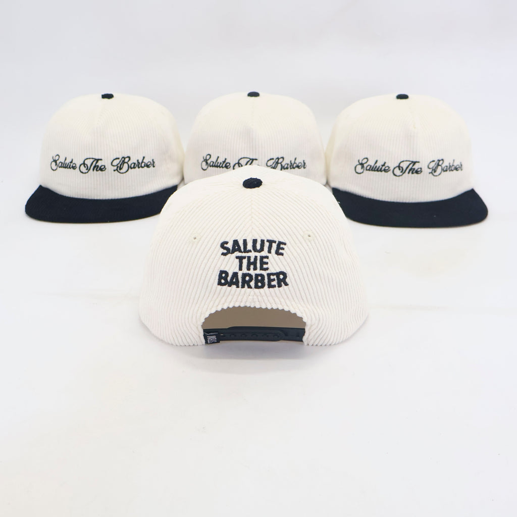 SALUTE THE BARBER™ Premium Corduroy Snapback                 Respect The Craft. Wear The Culture.