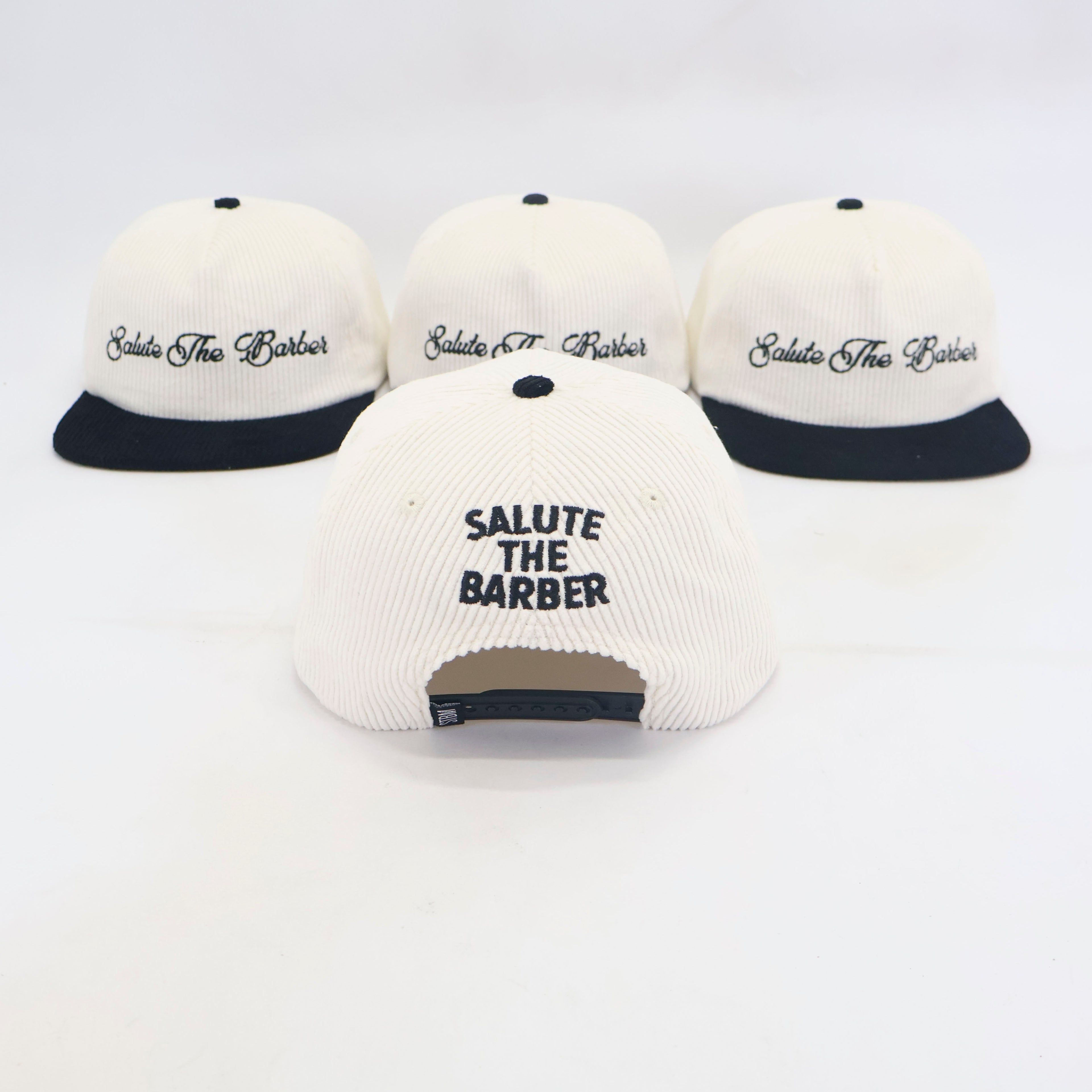 SALUTE THE BARBER™ Premium Corduroy Snapback                 Respect The Craft. Wear The Culture.