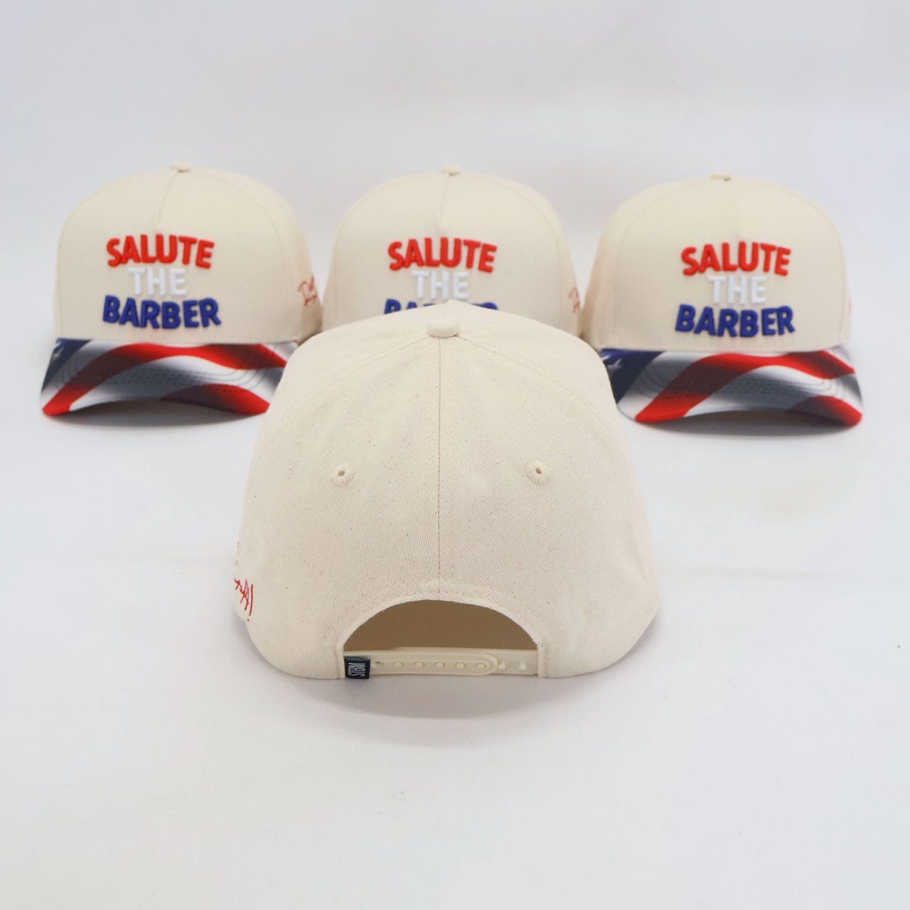 SALUTE THE BARBER™ USA Limited Edition Snapback Hat | Premium Barber Hat