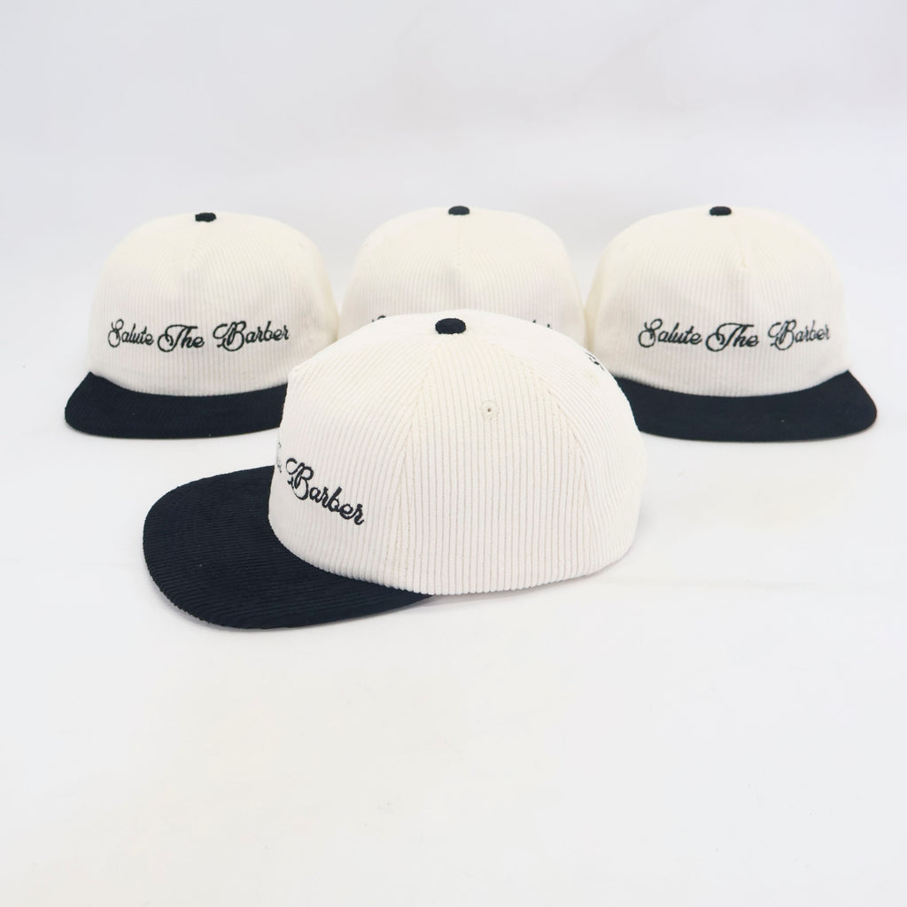 SALUTE THE BARBER™ Premium Corduroy Snapback                 Respect The Craft. Wear The Culture.