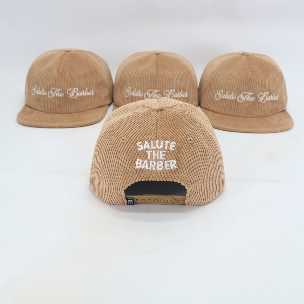 SALUTE THE BARBER™ Premium Tan Corduroy Snapback

Classic Style. Modern Culture. Respect The Craft.