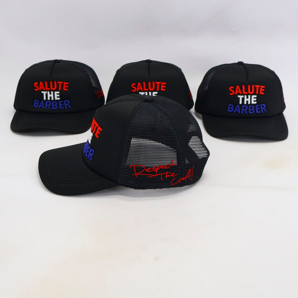 Salute The Barber Kids Trucker Hat – Respect The Craft