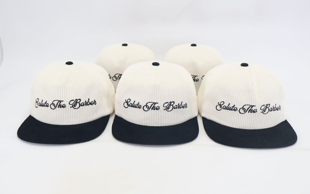 SALUTE THE BARBER™ Premium Corduroy Snapback                 Respect The Craft. Wear The Culture.