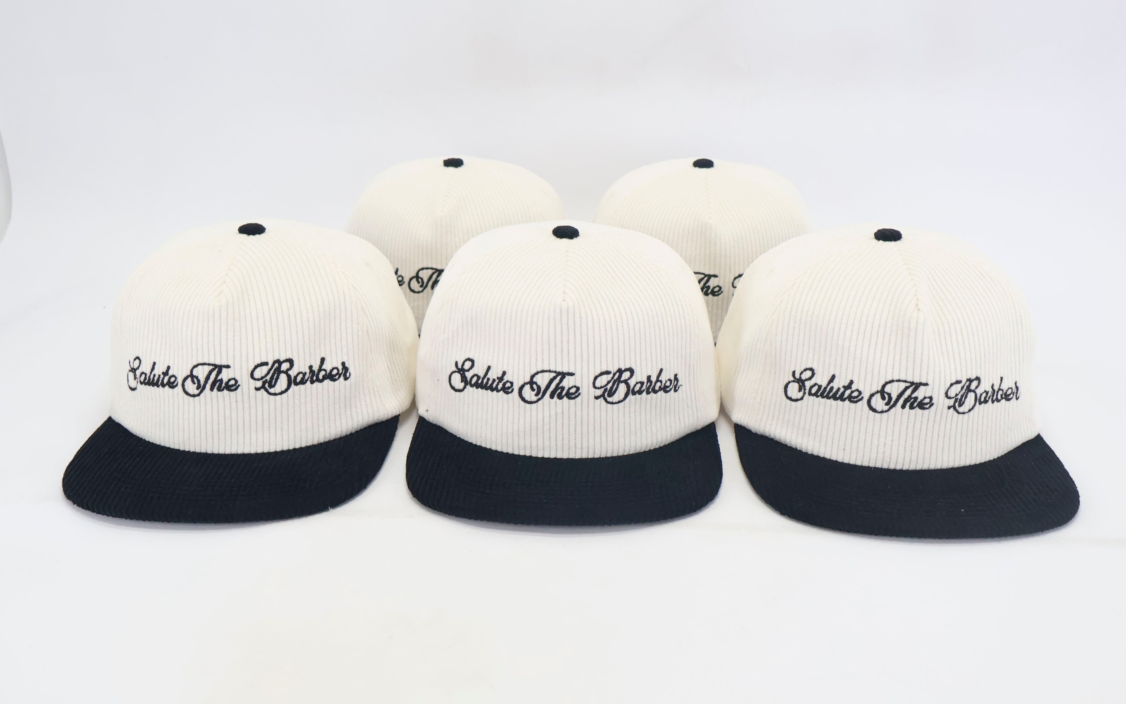 SALUTE THE BARBER™ Premium Corduroy Snapback                 Respect The Craft. Wear The Culture.