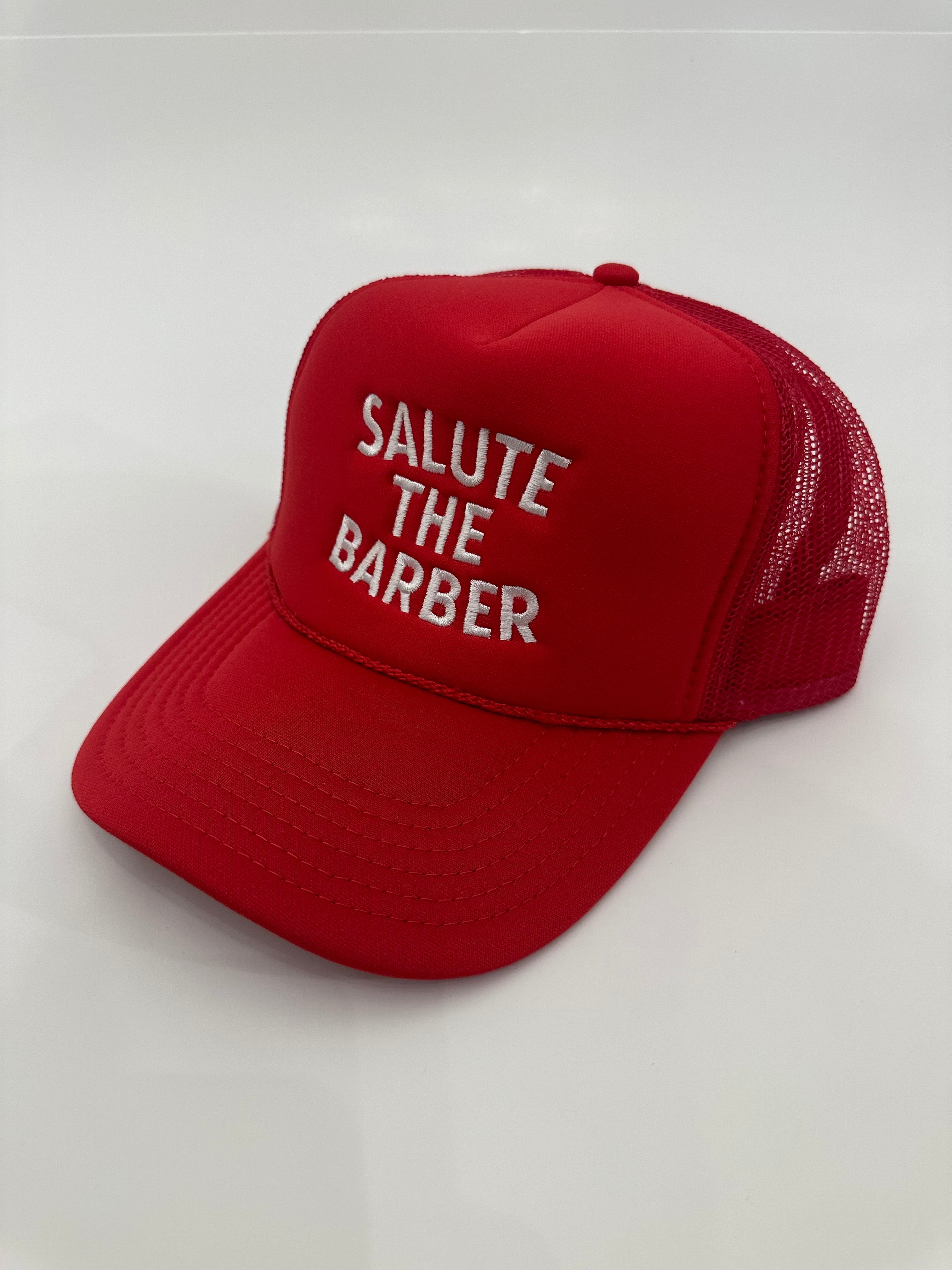 Salute The Barber Trucker Hat (Limited Drop
