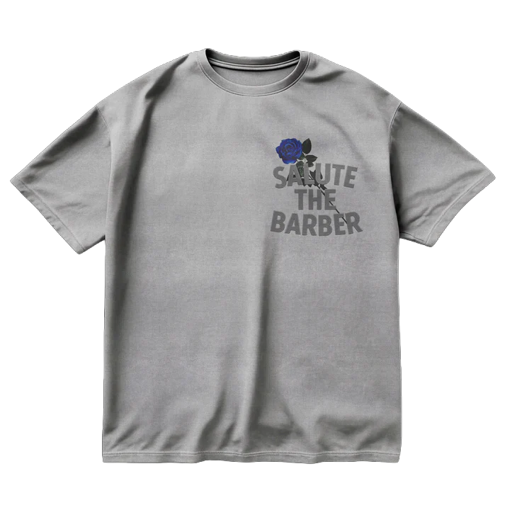 Salute the barber rose t-shirt